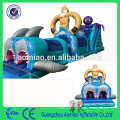 Горячий взрослый раздувной курс препона, взаимодействующие inflatables, раздувное препятствие bouncy для сбывания
